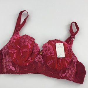 Haute Classe Lace Lined Bra 32A *NWT*